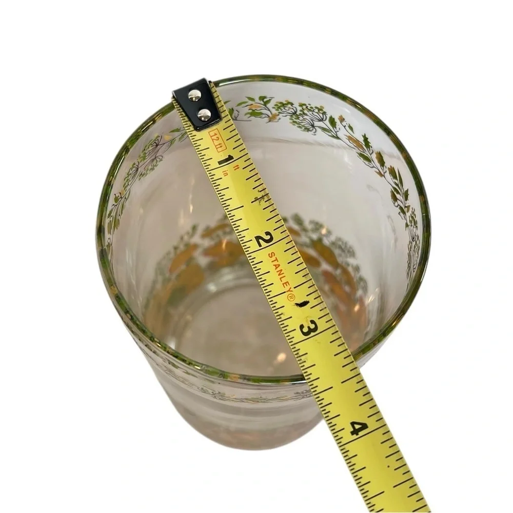 Vintage CorningWare Libbey Spice Of Life Glass Canister w/ Cork Lid 1970s